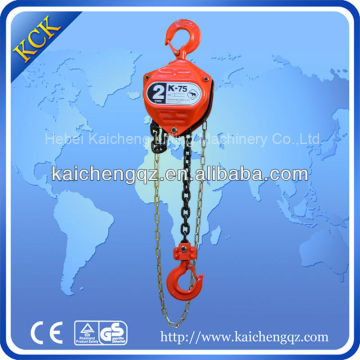 K-75 Series Chain block Chain hoist Manual chain block