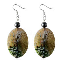 Natural Gemstone Agate Earring