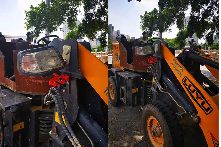 Combination LED Work Lamp with Multi function -  Flood Spot Turn Signal Sider Maker - For Tractors Trucks Agriculture Machines