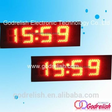led clock for vehicle