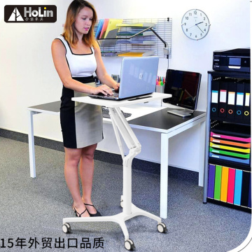 Mobile Laptop Height adjustable Computer Desk Cart