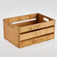 Custom Size Colorful Wooden Home Decor Storage Boxes and Bins for Organization