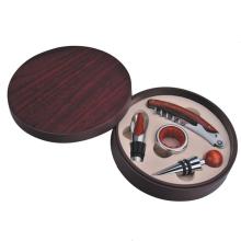 wine tool set with wooden box opener set