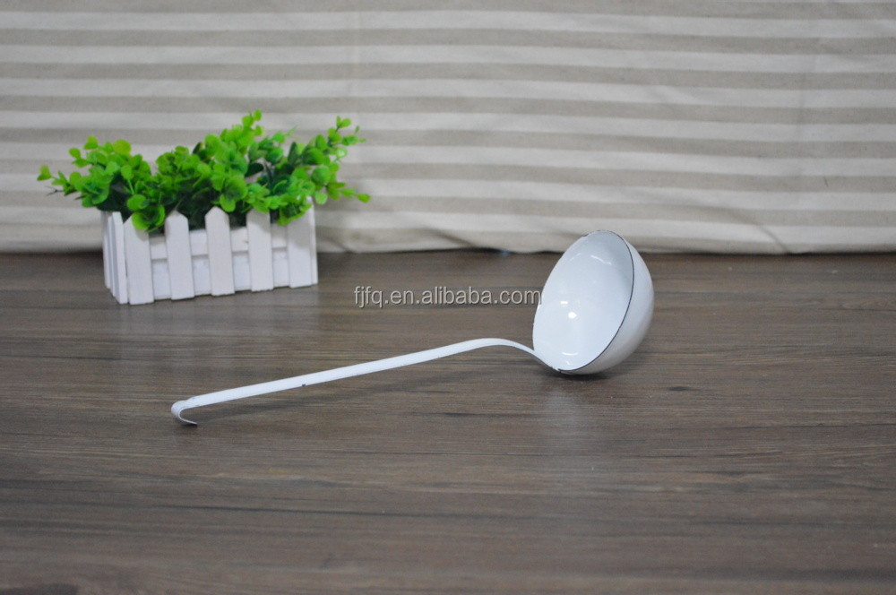 Enamel Steel Soup Spoon Table Spoon Hot-Pot Spoon