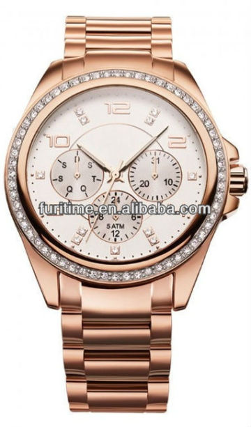 rose gold ladies watches japan movement quartz watch