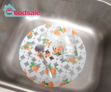 Eco-Friendly Feature Kitchen Accessories Round PVC Kitchen Table Mat