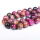 Gemstone 8 mm Flower Bead Natural Colorido Tiger Eye Feeds para joyas de bricolaje