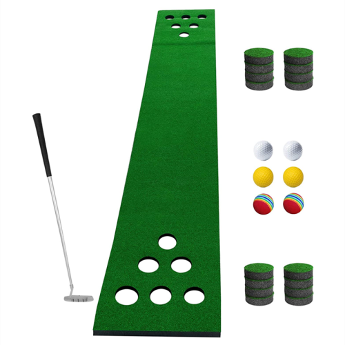 2-on-2 pong estilo golfe colocando conjunto de jogos mat
