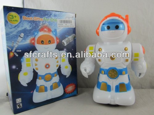 Hot sale electrical robot toy with musical and light for kids