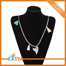 Noble Exquisite Bead Chain And Heart Shape Pendant Necklaces