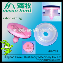 high quality plastic rabbit ear tag for rabbit