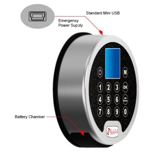 OTC Lock alang sa ATM Vault ug CDM Machine