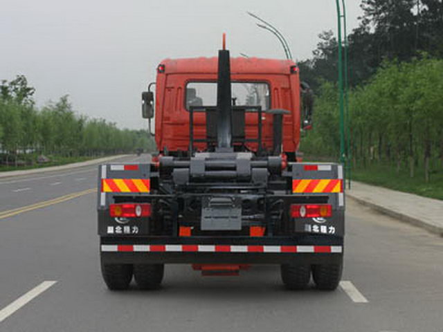 Dongfeng 10CBM Hook شاحنة لجمع القمامة للبيع