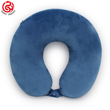 Memory Foam Gel Travel Pillow for Neck Support: Airplane, Car, Home, Office
