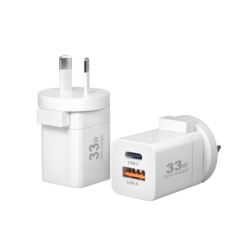 33W GAN Tech Quick Charger 3.0 USB-C Charger