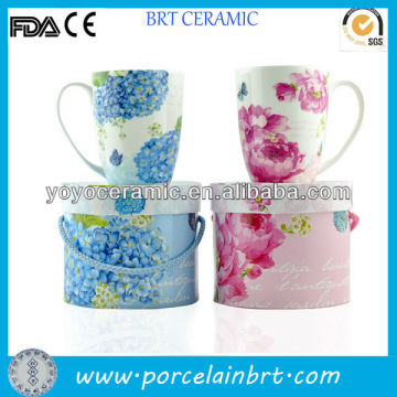 porcelain decal high quality promotional gifts cup