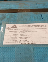 BS5896 1860mpa 7 Wires 12.7mm PC Strand