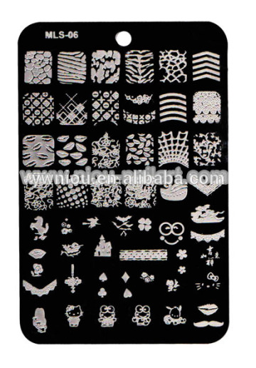 Custom nail stencil nail art stamping plates