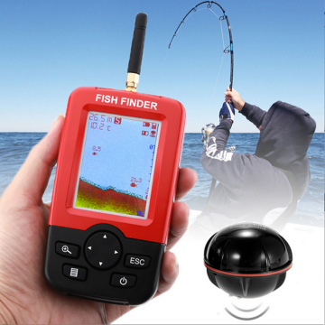 Wireless Fish Finder Portable Fishing Sonar Alarm Sensor Rechargeable Fish Detector