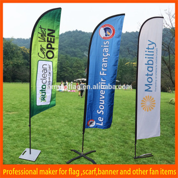 advertising bow flag feather banner