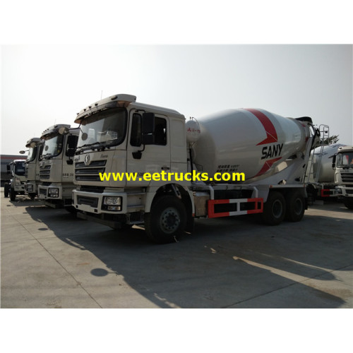 SHACMAN 12000 Liters Beton Transit Mixing Vehicles