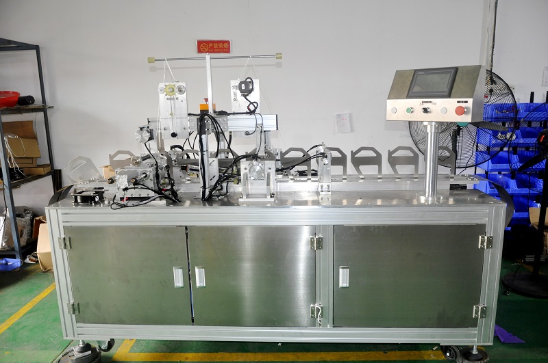 Mask welding machine with low production cost