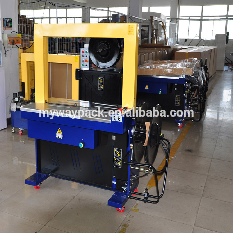 Fabricante da china fornece máquina de cintar caixa de enfardadeira elétrica automática para cinto pp