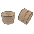 Brown Tube Round Belt Box -logotyp