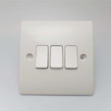 Soquete de interruptor de luz de parede Bakelite 3 gangue