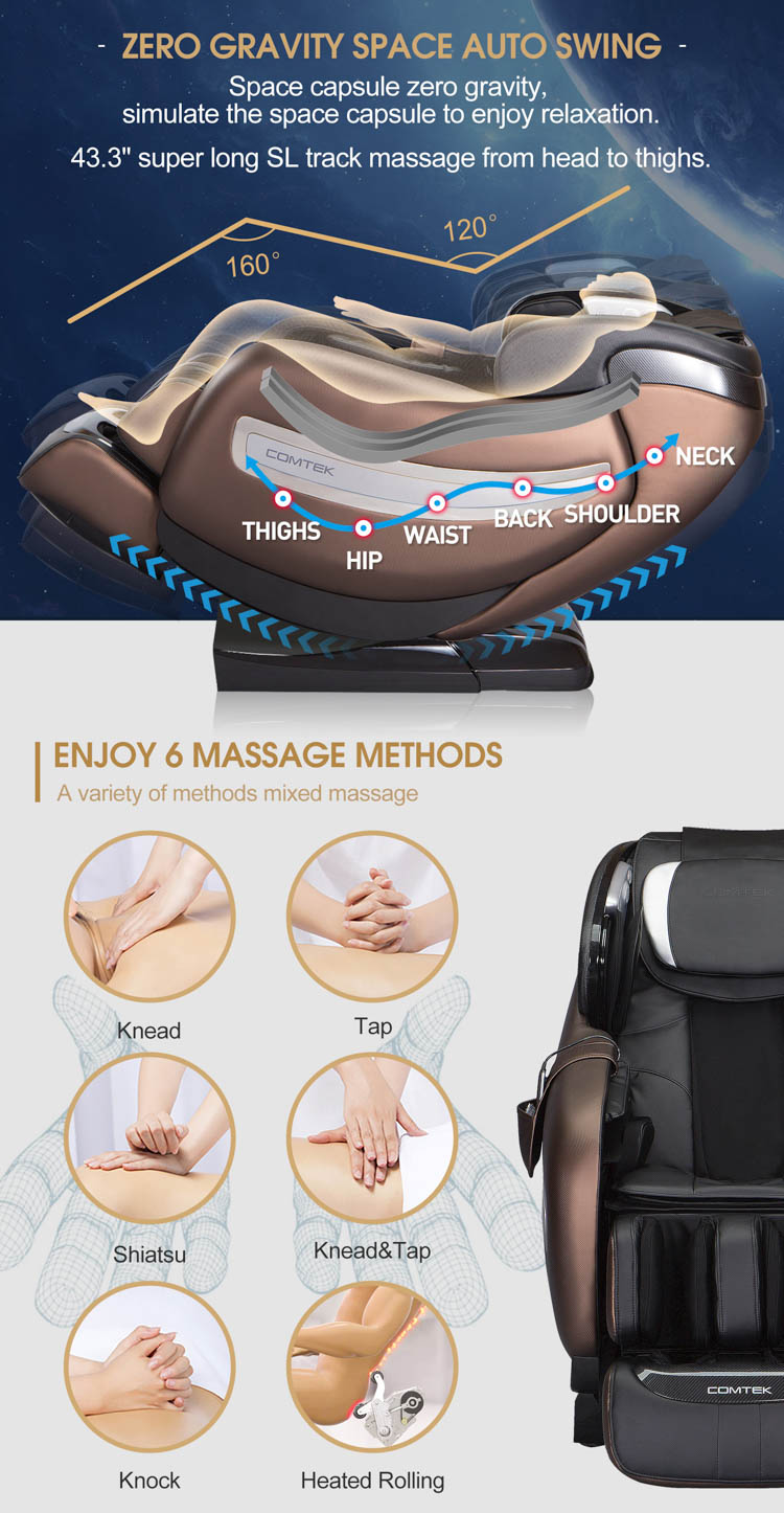 Luxury 4D Electric Heated Full Body Zero Gravity Massage Chair