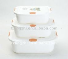 Quadrate Plastic Lunch Box Set