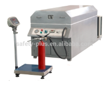 Pumping CO2 fire extinguisher filling machine