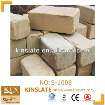 Natural Stone Beige Tumble Sandstone Decorative Paving Stone