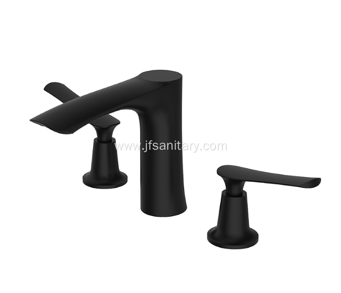 Modern Brass Tub Shower Mixer Valve Black