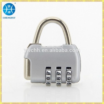 3 digital padlock combination padlock zipper lock for suitcase