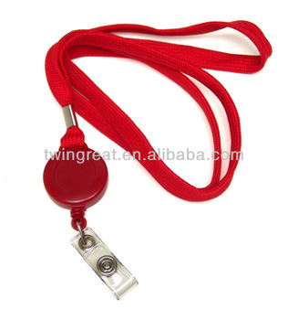 badge holder with lanyard