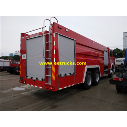 15m3 340hp HOWO Fire Fighting Trucks