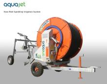 Agriculture hose reel irrigation system