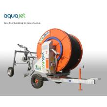 Water spray nozzle hose reel irrigation system