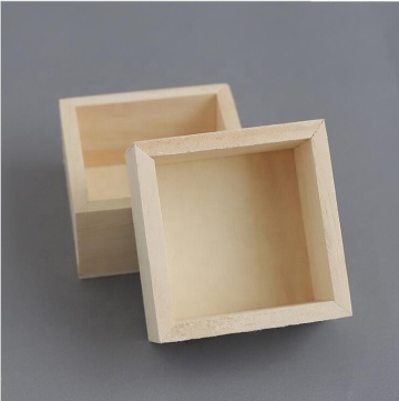 Small Unfinished Pine Wood Ring Boxes Wholesale