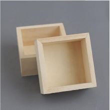 Small Unfinished Pine Wood Ring Boxes Wholesale