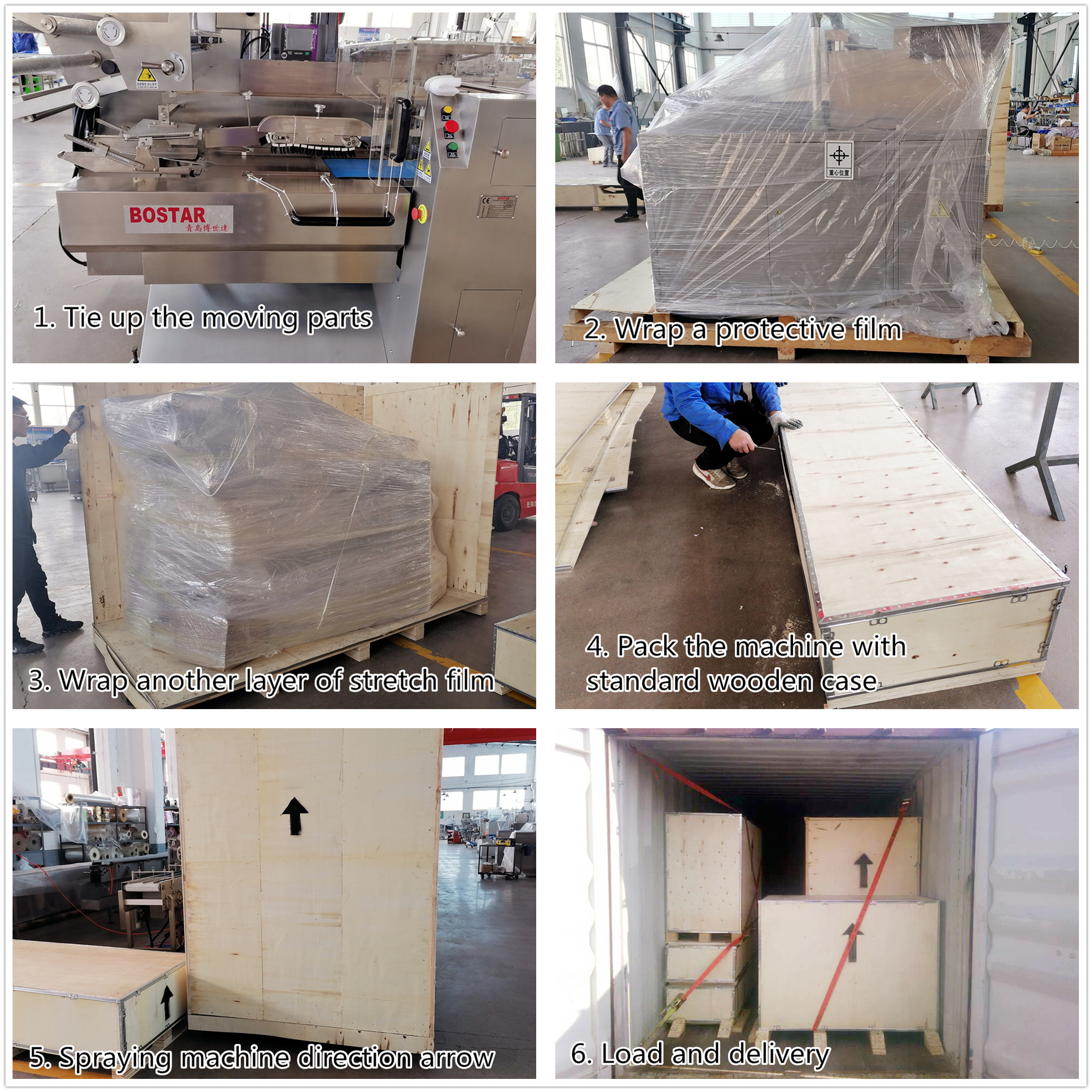 packing and delivery of pasta packing machine