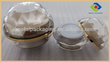 small round acrylic containers plastic containers 15ml for eye cream