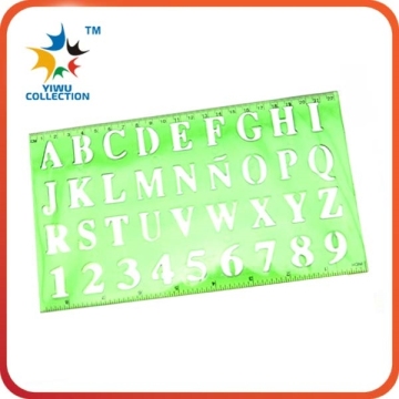 clear geometric funny round bubble level stencil digital scale ruler set