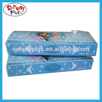 Cartoon plastic pencil box, PVC pencil case for kids