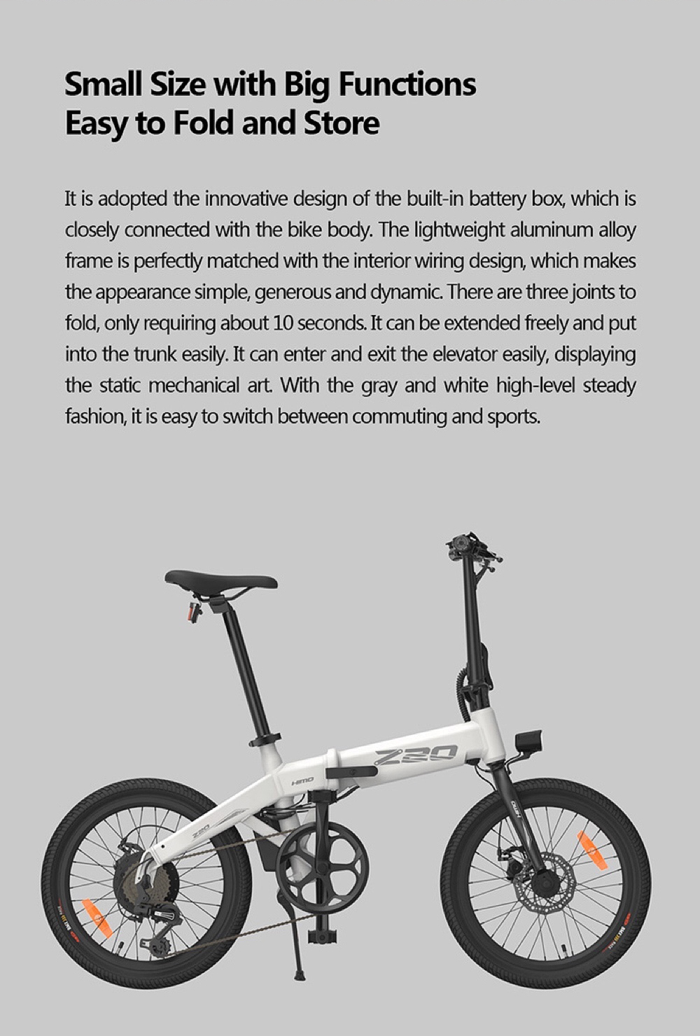 Bicicleta eléctrica Himo Z20 Himo Z20 Electric Bicycle