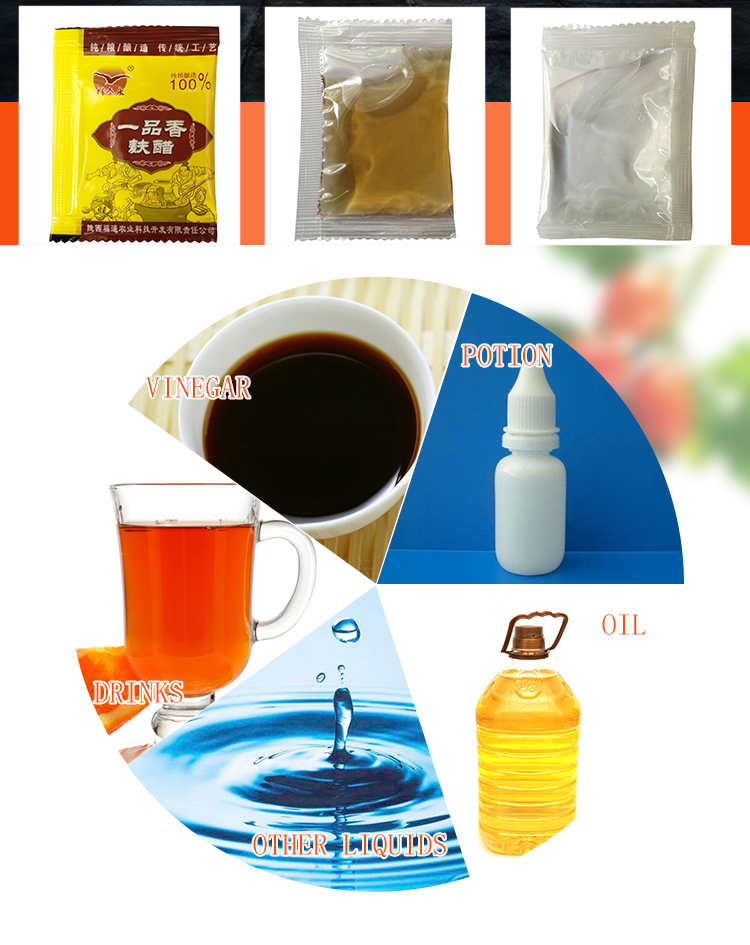 High quality factory shipping oil milk liquid packaging filling machine