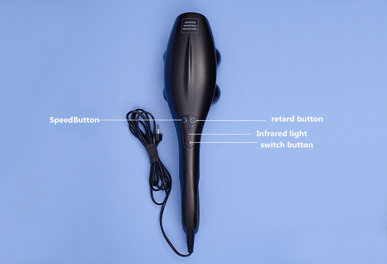 Multi-function whole body kneading and vibration massage hammer