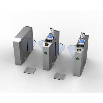 Retractable ESD Flap Barrier Turnstile dengan Kartu RFID