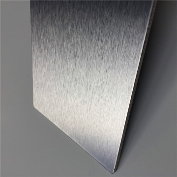 MC Bond Silver Brushed Aluminum Plastic Composite Panel